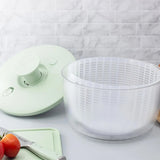 KitchenAid Salad Spinner With Removable Colander And One Handed Pump Mechanism, Serving Bowl Capacity : 6.96L (7.37 qt), Basket Capacity : 5.78L (6.11 qt) - Blue