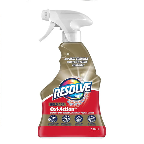 Resolve Gold Oxi-Action Laundry Stain Remover Trigger (550ml)