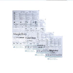15 Pack - Magic Bag Space Bag 4 Size Storage Bags (4 Medium/4 Large/3 Extra Large/4 Large Travel) - Vacuum Storage Bags