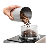 De'Longhi Rivelia EXAM440.55.BG Fully Automatic Coffee Machine – LatteCrema Hot, Automatic Milk Frother, Bean-to-Cup, 16 Coffee Recipes, Compact Design, Full Touch Color Display – Sand Beige