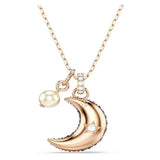 Swarovski Luna pendant, Moon, Multicolored, Rose gold-tone plated- 5671585