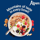 Alpen No Added Sugar Muesli - 950g | 30% More Fruit, Crunchy & Chewy Spoonfuls With Juicy Raisins, Roasted Nuts & Rolled Oats