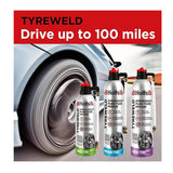 Holts Tyreweld Puncture Sealant Emergency Tyre Repair(Holts Large Tyre Above 17", 500ml Pack Of 2)