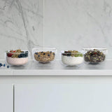 HENCKELS 6 Piece Double Wall Glass Bowl Set - Microwave And Dishwasher Safe - Shoppers-kart.com