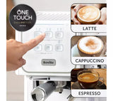BREVILLE One-Touch CoffeeHouse II VCF147 Coffee Machine - White- clearance - Shoppers-kart.com