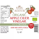 Acetum Organic Apple Cider 1L