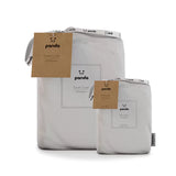 Panda 100% Bamboo Pure Duvet Cover, Size -Super King and Pillow Case, Size - 50 x 75 cm, Pack of 1