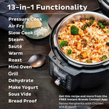 Instant Pot 13n1 Duo Crisp with Ultimate Lid Multi Cooker & Air Fryer 6.2L--- Clearance