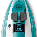 Polti Vaporella Quick & Slide QS210, Iron with digital display, white and turquoise color, 1.9m Cable