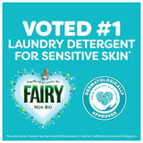 Fairy Non Bio Platinum Laundry Pods with Extra Stain Removal, Non-Bio Washing Capsules for Everyday Clothes Washing, Convenient Pre-Measured Laundry Detergent Pods