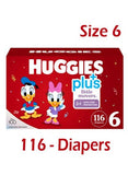 Huggies Little Movers Plus Diapers, Size 6 (116-Count) - Shoppers-kart.com