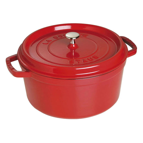 Staub 26" Round Casserole 5.2L Cherry