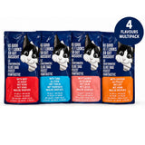 Felix As Good As It Looks Cat Food in Jelly Variety Pack – Beef, Tuna, Salmon & Chicken, 38 Pouches x 85g Available