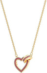 SWAROVSKI Lovely Necklace - Red & Gold plating #5465683