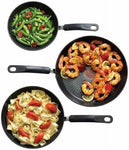 T-Fal 3 Piece Skillet Set, Fry Pan Cookware Set.