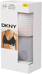 DKNY Women's Seamless 2 pack Bralette -Color: Gray & Pink Stripe / Size : Small