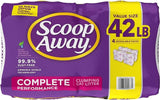 Scoop Away Complete Performance Clumping Cat Litter, Scented, 42 Pounds (19 kg)