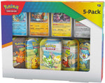 Pokemon Scarlet & Violet Series 5-Pack Mini Tins + 4 Promo Cards and Extras