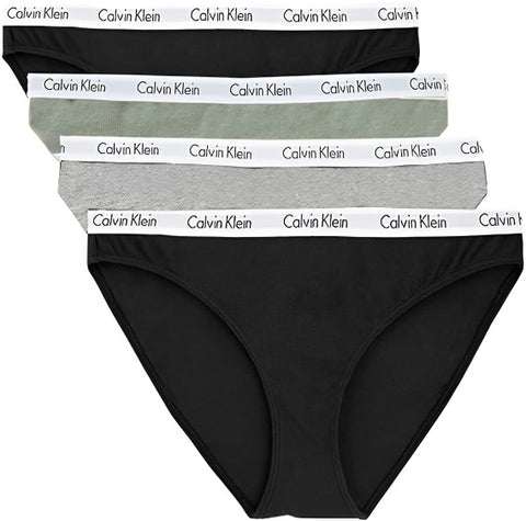 Calvin Klein Cotton Stretch 4 pack Bikini Green QP2824K001