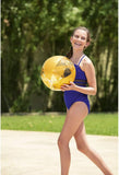 Inflatable Beach Ball Crane (Yellow glitter ball)