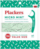 Plackers Micro Mint Dental Flossers Fresh Breath For Miles Of Smiles, Engineered Not To Stretch Shred Or Break