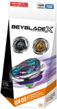 BEYBLADE UX -05- Extreme Gear Sport with X-Dash Super Acceleration & Shinobi Shadow Blade