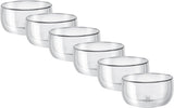 HENCKELS 6 Piece Double Wall Glass Bowl Set - Microwave And Dishwasher Safe - Shoppers-kart.com
