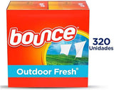 Bounce Fabric Softener Dryer Sheet Outdoor Fresh (2 X 160 ct.), 320Count