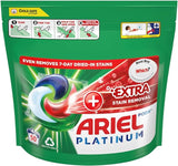 Ariel Platinum Washing Pods 100 Washes 2320G +Extra Stain Removal On top - Shoppers-kart.com