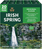Irish Spring Deodorant Soap- Original Clean, 113 g each, 20 bars - Shoppers-kart.com