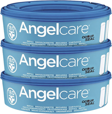 Angelcare Nappy Disposal System Refill Cassettes - Pack of 3