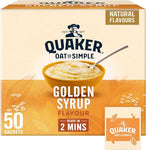 Quaker Oats Gold Syrup Individually packed Ready In 2 Minutes Oat sachets 50 x 36g