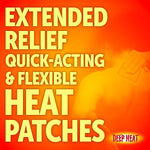 Deep Heat Pain Relief Heat Patches, 4 count (Pack of 1)