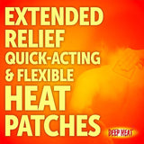 Deep Heat Pain Relief Heat Patches, 4 count (Pack of 1)