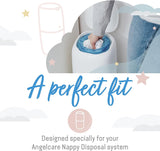 Angelcare Nappy Disposal System Refill Cassettes - Pack of 3 - Shoppers-kart.com