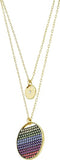 SWAROVSKI Ginger Gold Plated Layered Necklace #5397843 - Shoppers-kart.com