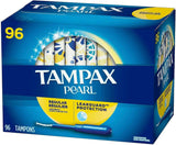 Tampax Regular Absorbency Unscented Tampons, Leak guard protection 96 Count