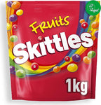 Skittles Sweets Juicy Fruity Chewy Flavour Fruit Kid Candy Party Bag, 1kg