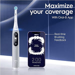 Oral-b iO Series 6 Electric Toothbrush, 1 Toothbrush Head & Travel Case, 5 Modes with Teeth Whitening, UK 2 Pin Plug