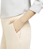 SWAROVSKI Women's Iconic Swan Crystal Jewelry Collection, Rhodium Finish - Shoppers-kart.com