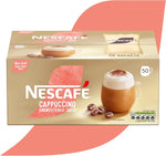 Nescafe Cappuccino Unsweetened Taste 50 mugs low sugar Instant Coffee