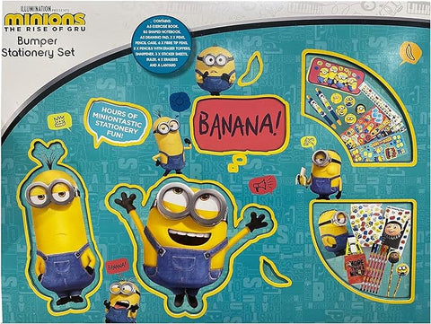 Illumination Presents Minions The Rise Of Gru Bumper Stationery Set, 24 Pieces