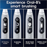 Oral-b iO Series 6 Electric Toothbrush, 1 Toothbrush Head & Travel Case, 5 Modes with Teeth Whitening, UK 2 Pin Plug