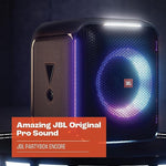 JBL Partybox Encore Portable Speaker With Mic Black