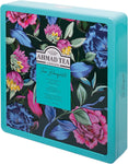 Ahmad Tea Floral Tea Tin Gift, Blue Caddy, 72 Tea Bags, Our most popular Black and Green Tea Assortment