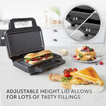 Breville 3-in-1 Ultimate Snack Maker | Deep Fill Toastie Maker, Waffle Maker & Panini Press | Removable Non-Stick Plates | Black & Stainless Steel [VST098]