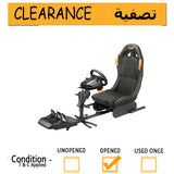 ADX Ultimate Gaming Firebase A01 Racing Seat - Black & Orange, 24kg (ARSFBA0117)-- clearance