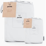 Panda 100% Bamboo Pure Duvet Cover, Size - 260 x 220 cm (Super King) and Pillow Case, Size - 50 x 75 cm, Pack of 1