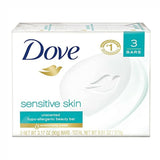 Dove Sensitive Skin Unscented Beauty Bar Soap 106g