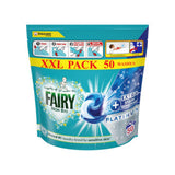 Fairy Platinum Non Bio Extra Stain Removal Washing Laundry Tabs 1160g, 50 Washes - Shoppers-kart.com